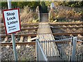 Attenborough railway crossing