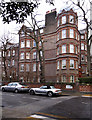 TQ2684 : Apartment Block on corner of Fairhazel Gardens, London NW6 by Christine Matthews