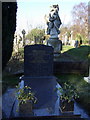 Graves 100 years apart, Hampstead cemetery