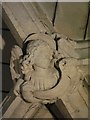 St. Bartholomew the Great - carving in the roof of the cloister