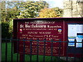 The Parish Church of St Bartholomew, Ripponden, Sign