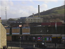 SD8122 : The Valley Centre with Ilex Mill in background by Robert Wade