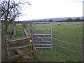 Stile on footpath in Stoneacre Farm