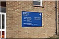 TQ5492 : St Paul's Church, Petersfield Avenue, Harold Hill, Essex - Notice board by John Salmon