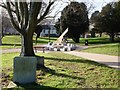 Sundial sculpture, Park, St Austell