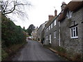 Melbury Osmond: main street through village