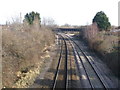 Creech St. Michael: railway passing through