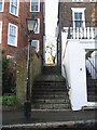 Stepped passageway between The Mount and Hampstead Grove, NW3