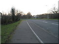 Looking southwards down Old Copse Road