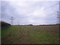 Pylons near Three Wells, Llanteg