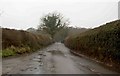 A very wet and narrow Gate Lane