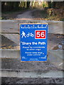 Sign by the Wirral Way