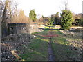 WWII pillbox and footpath