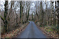 Minor road to Ffaldybrenin