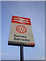 Burnley Barracks Railway Station, Sign