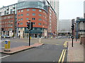 Navigation Street, junction with Hill Street, Birmingham