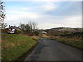 The road for Gala heads east, near the Rink Farm