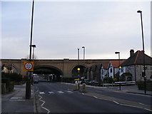 TQ1483 : Two railway bridges Greenford Road by PAUL FARMER
