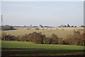 Looking across the valley to Mayton Farm