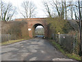 Bridge over industrial access road