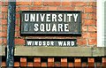 Street sign, Belfast