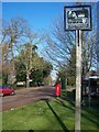 East Malling Village Sign on New Road