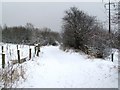 Old Pumber Pit entrance from the B6131