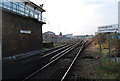 Signal box by Gillingham level crossing