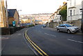 Looking down the hill, Magpie Hall Rd