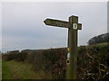 Signpost on the Pennant Walk