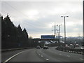 M5 Motorway Heading Southwest, Approaching Junction 3, A456