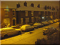 Night-time snow scene in Roman Road (2)