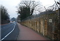 Walls of Brompton Barracks, Dock Rd