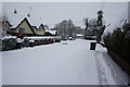 Clayton Avenue, Hassocks snowscene