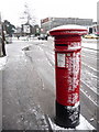 Bournemouth: snow-spattered postbox