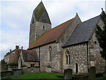SO7618 : Churcham church by andy dolman