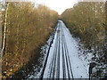 Metropolitan Line railway at Croxley Green