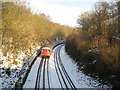 Metropolitan Line railway between Watford and Moor Park