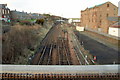 Railway at Arbroath north of High Road Bridge