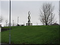 A sculpture at the Causeway Hospital