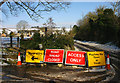 Road closed at Asthall