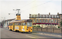 SD3348 : Blackpool tram 10 in Bold Street by P L Chadwick