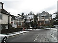 Approaching the junction of Annandale Road and Wodeland Avenue