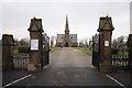 Entrance to Layton Cemetery