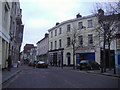 Shops beside Parliament Square, Hertford