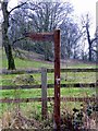 Ludgershall Roman Villa, Public footpath Sign