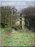 SK1018 : Stile on Cowley Hill by Graham Taylor