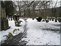 Path from Guildford Cemetery over to the footpath to Beech Lane