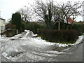 Track and footpath to Days Farm