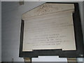 Memorial in the porch at St Nicolas, Guildford